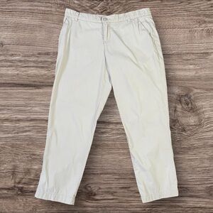 Woman"s Patagonia Cream Chinos Lightweight Casual Pants